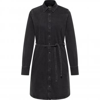Damen Minikleid MUSTANG Ravenna, 98% Baumwolle, dunkelgrau