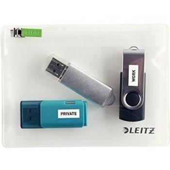 Leitz Reise-Zip-Beutel XS transparent (2 Stück)