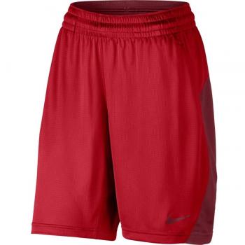 Nike W Nk Short Pantalón Corto, Mujer, Rojo (Talla L)