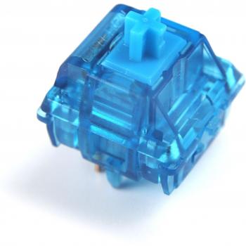 Interruptores Gateron Ink v2 5 Pines Carcasa Ahumada Transparente Negro