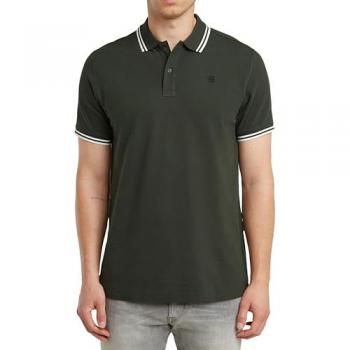 G‑STAR Poloshirt Herren Baumwolle Dunda Slim Stripe – Nachhaltig, Kurzarm, Größe L