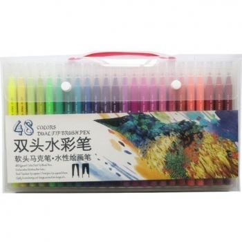 Dual Tip Watercolor Brush Pens