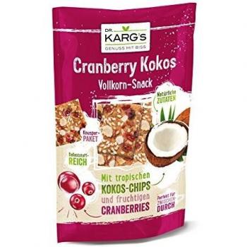 Cranberry & Kokos Vollkorn‑Biss 110 g – Dr. Karg