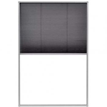 UltraShield Plisse Window Screen Aluminium 80x120 CM