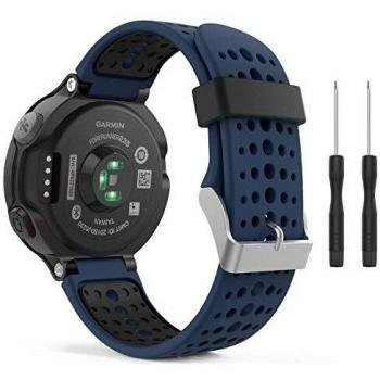 Pulsera de Reloj Ajustable con Cierre de Clip para Garmin Forerunner 235/220/230/620/630/735