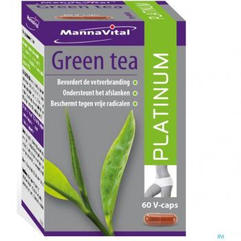 Mannavital Platinum Kapseln Grüner Tee 60