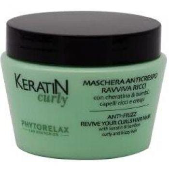 Phytorelax Laboratories Keratin Curly maschera per capelli ribelli e ricci contro i capelli crespi 250 ml