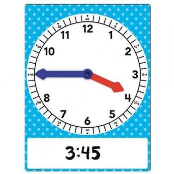 Teacher Created Resources Magnetic Foam Gear Clock, Large