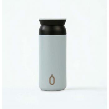 Termo de acero inoxidable Runbott 350 ml azul empolvado