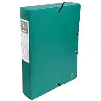 Opaque Green Polypropylene Box File A4 60mm (Pack of 8)