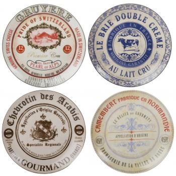 Blue Porcelain Cheese Serving Set