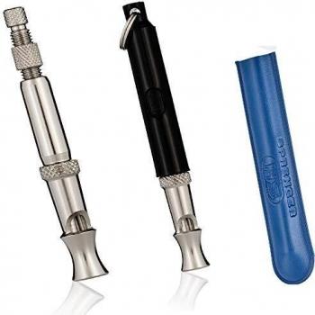 Herm Sprenger Adjustable Sound‑Wave Brass Whistle, Nickel Plated