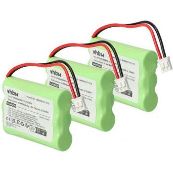 Batteria 3x Ni‑MH VHbw 700 mAh compatibile con Ericsson Dect 230