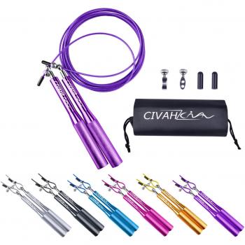 CIVAH High-Quality Metal Grip Jump Rope