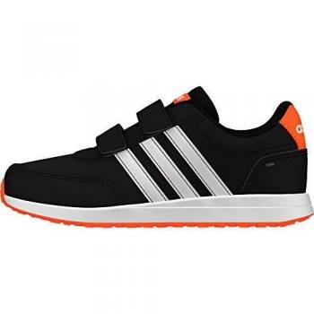 Adidas Unisex‑Kids‑Sneaker VS Switch 2 – Core Black/Footwear White/Solar Orange, 31,5 EU