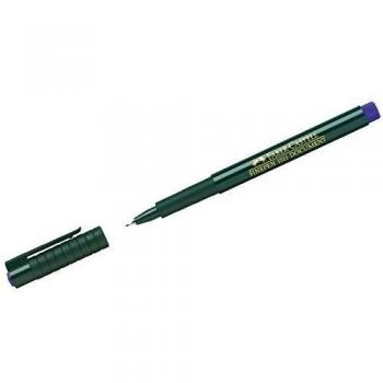 Faber-Castell Marqueurs Fineliner 0,4 mm bleu (ensemble de 10)