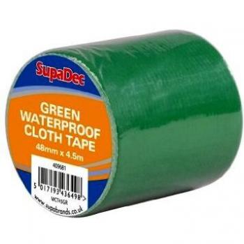 SupaDec Assorted Colours 48mm x 4.5m Waterproof Cloth Gaffer Tape