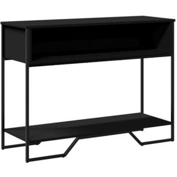 Console Table Black 100x35x74.5 cm Engineered Wood