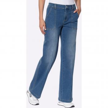 Damen Jeans von HEINE, Größe 48, blau, elastisch