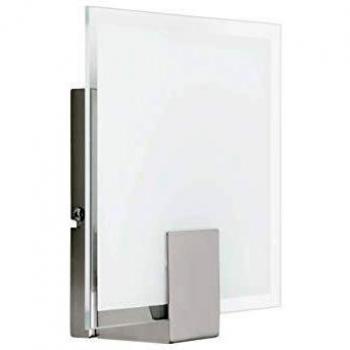 Brilliant Sonian 90324/13 Wandleuchte E14 40 W LED Edelstahl, Weiß