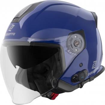 Bogotto Casco Jet Blu H586 BT