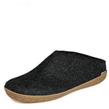 Glerups dk Unisex Huettenschuh, rutschfeste Gummisohle, Schwarz, 41 EU