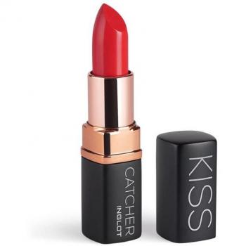 INGLOT Kiss Catcher Lipstick Spice One 922, Labial en Barra Cremoso & Hidratante, Alta pigmentación, Formula Vegana, Color Rojo Clasico Escarlata. 4gr