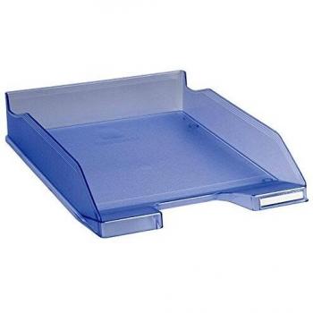 Corbeille à courrier Linicolor Combo, bleu glacé translucide