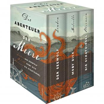 Die Abenteuer der Meere (3 Bände im Schuber: Der Seewolf; Moby Dick; Die Schatzinsel)