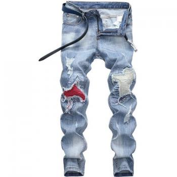 Pantalon denim punk pour hommes