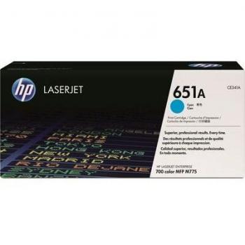 Cartouche de toner cyan HP 651A (CE341A)