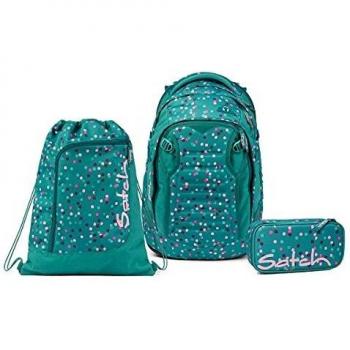 SATCH Match Happy Confetti Multi‑Rucksack‑Set für die Schule – 3‑teilig