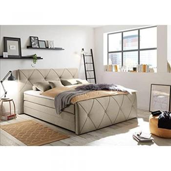 ED EXCITING DESIGN Boxspringliege Calgary 180×200 cm