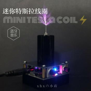 Wissenschaftliche Tesla Spule mit Bluetooth und Blitz