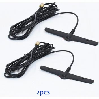 Antena de 2 unids/par 2.4 GHz 5dBi SMA macho con cable de 3m para router y amplificador de señal