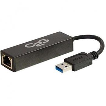 Adaptador de Red C2G con Conexión USB 3.0 a Gigabit Ethernet
