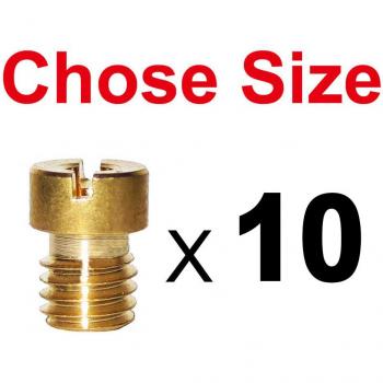 Kit de 10 Jets Principales para Carburadores Keihin 99101-393 CVK PE PZ PWK