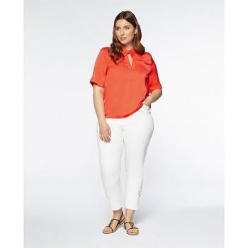 Bordado floral en pantalón pitillo para mujer – Fiorella Rubino
