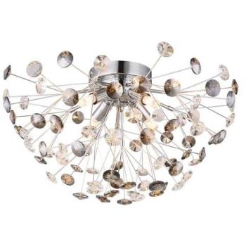 GLOBO Deckenlampe „Katrina“ – verchromt, 25 × 45 cm, 1‑Stück, Warmweiß