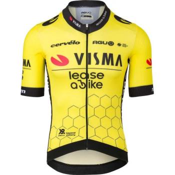Maillot Team Visma 2024 Manga Corta Amarillo