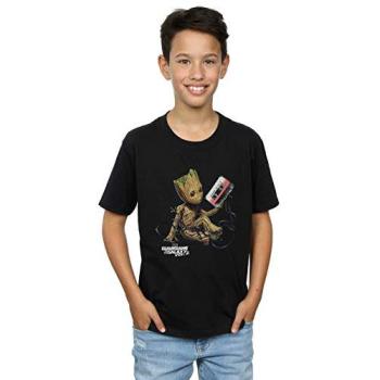 Groot Adventure T-Shirt – Black (Kids 7‑8)