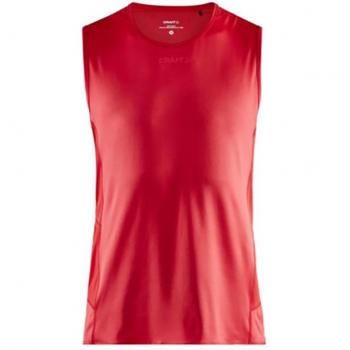 Crimson Chic T‑shirt sans manches – S