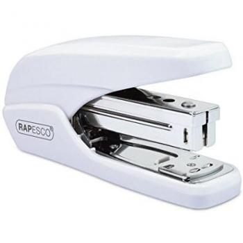 Grapadora Rapesco 25 Hojas Esfuerzo Bajo Color Blanco