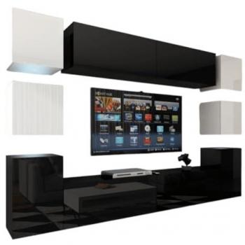 Cube Lumineux CEPTO – Ensemble 10 Pièces Noir-Blanc