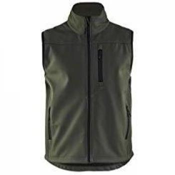 Gilet Softshell Blaklader 81702515, Taille XS, Vert Armée
