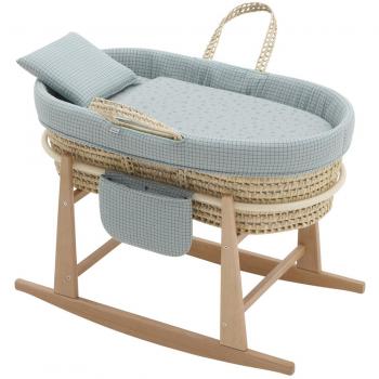 Cestone Mio Cuco + Cesto Legno Mississippi Quadrato Verde 49×80×61 cm