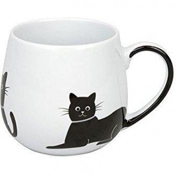 Könitz Porzellantopf My Lovely Cats – Grauer Halskettenbecher 420 ml