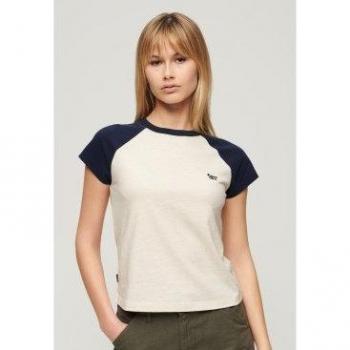 Superdry Eco‑Raglan Tee – Bio‑Baumwolle, Damen, C4‑Basic