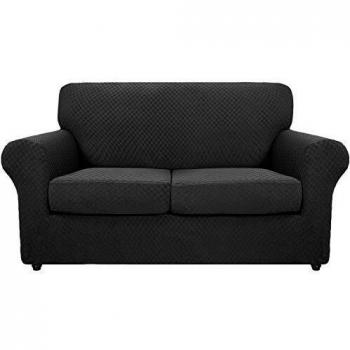 MAXIJIN 3 Piece Elastic Furniture Protector for 2 Seater