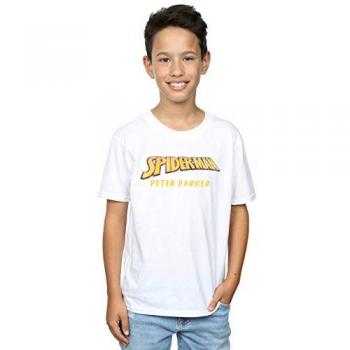 T-shirt Spider-Man Enfant 9-11 Ans Blanc